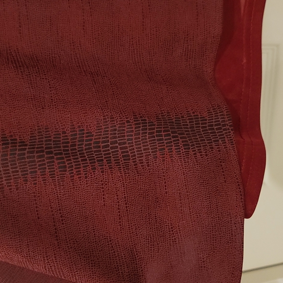 Olivaceous Red Snake Print Dress - Picture 4 of 7